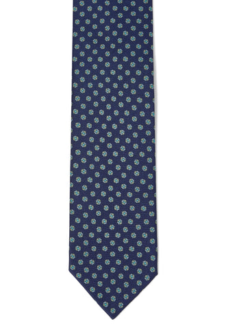Navy Renkli Logo Kravat - Şıklığın Temsilcisi