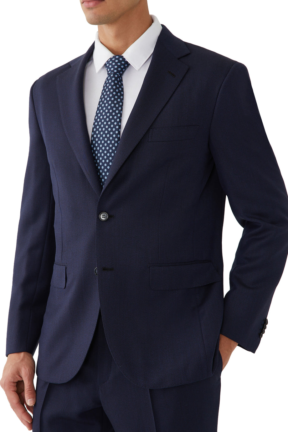 Logo Standart Kravat - Lacivert