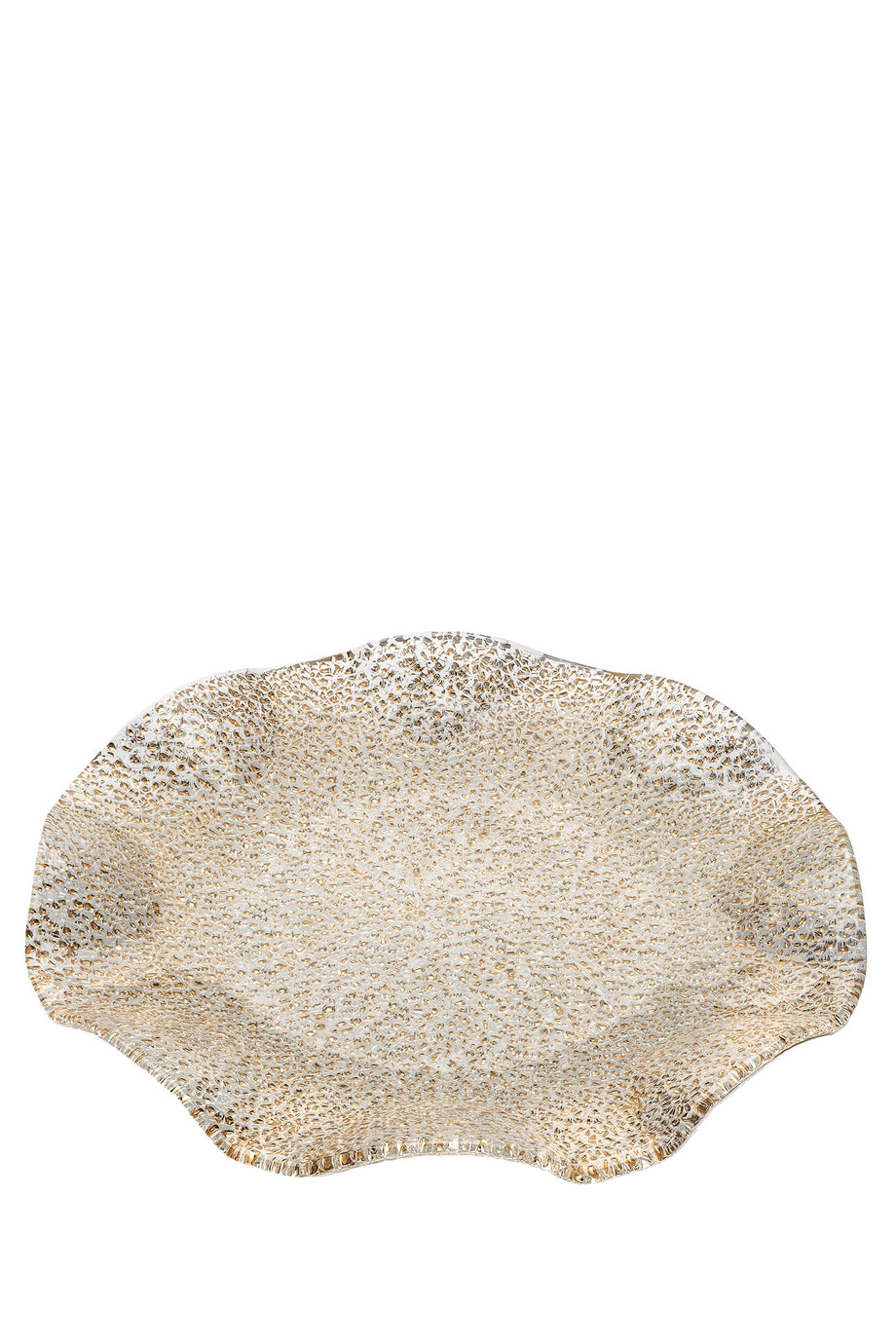 Special Gold Scalloped Tabak – Şık Altın Dokunuşla Zarif Sunum
