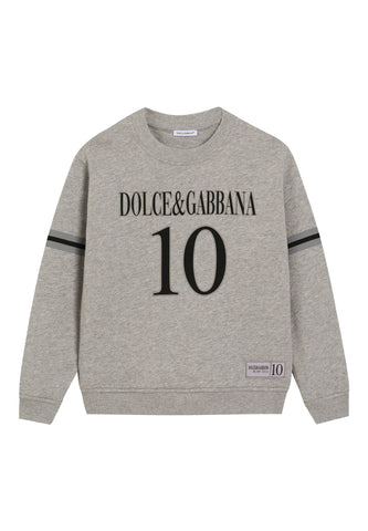 Çocuk Logo Kapüşonlu Sweatshirt - Mavi