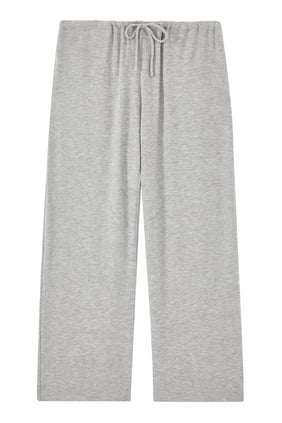 Lauren Kısa Çizgili Bel Lastikli Pantolon