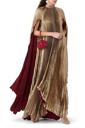 Taşlı Top Kulplu Clutch Çanta