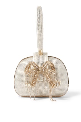Şampanya Renkli Rhinestone Çanta