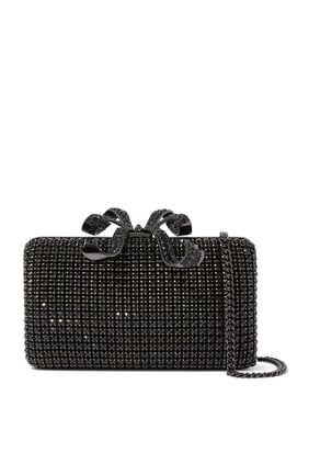 Kristal Kutu Clutch Çanta