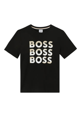 Çocuk Logo Baskılı Tişört