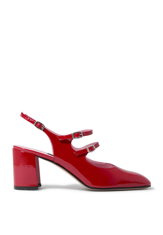 Banana Deri Slingback Mary Jane Ayakkabıları