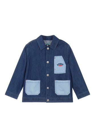 Çocuklar İçin Şık Kot Ceket - Denim