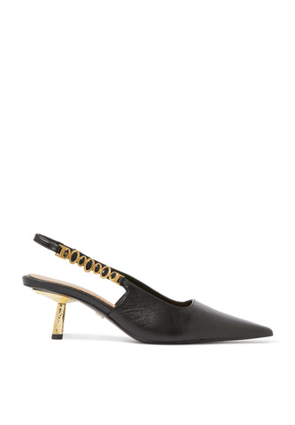 Baker Yılan Desenli Topuklu Ayakkabı