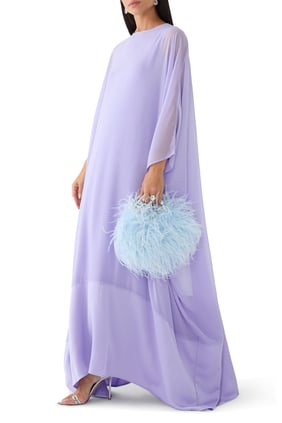 Saten Akışkan Kaftan