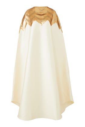 Işıltılı Chevron Payetli Kaftan