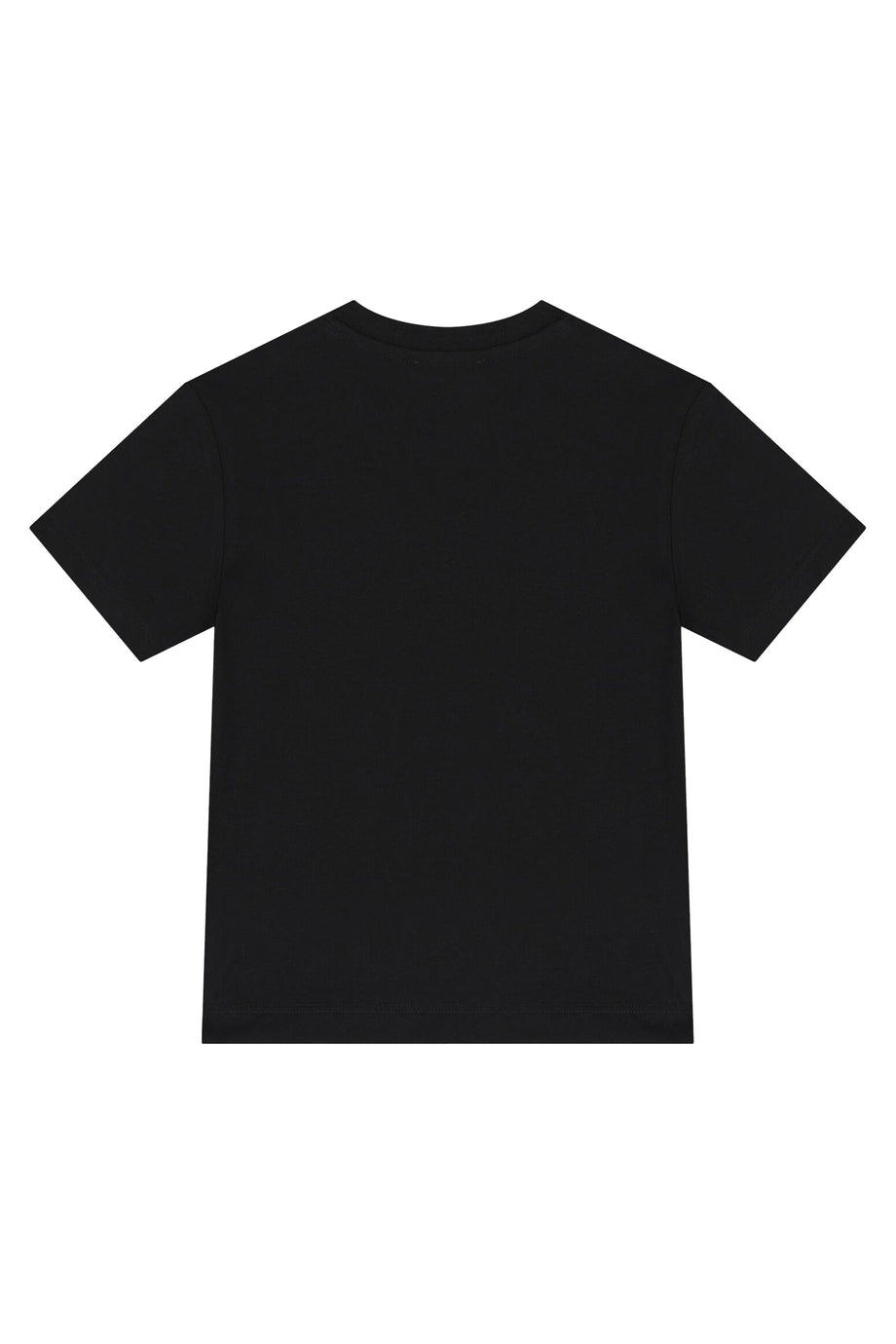 Çocuklar için Şık Logo Jersey Tişört - Siyah