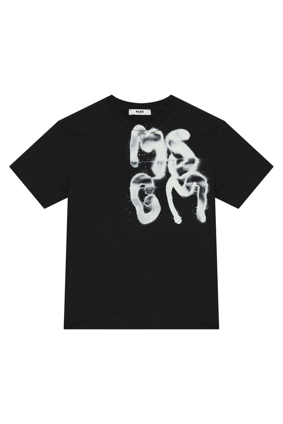 Çocuklar için Şık Logo Jersey Tişört - Siyah