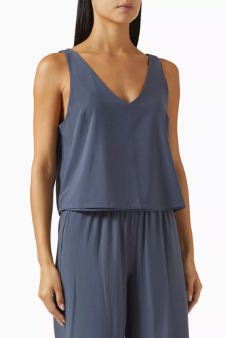 Villa Kısa Tank Top, Hafif & Rahat Günlük Atlet