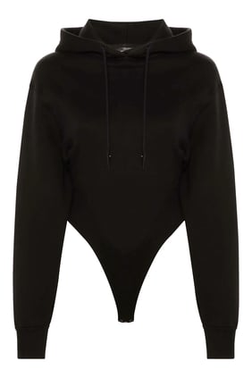Mugler Kapüşonlu Bodysuit