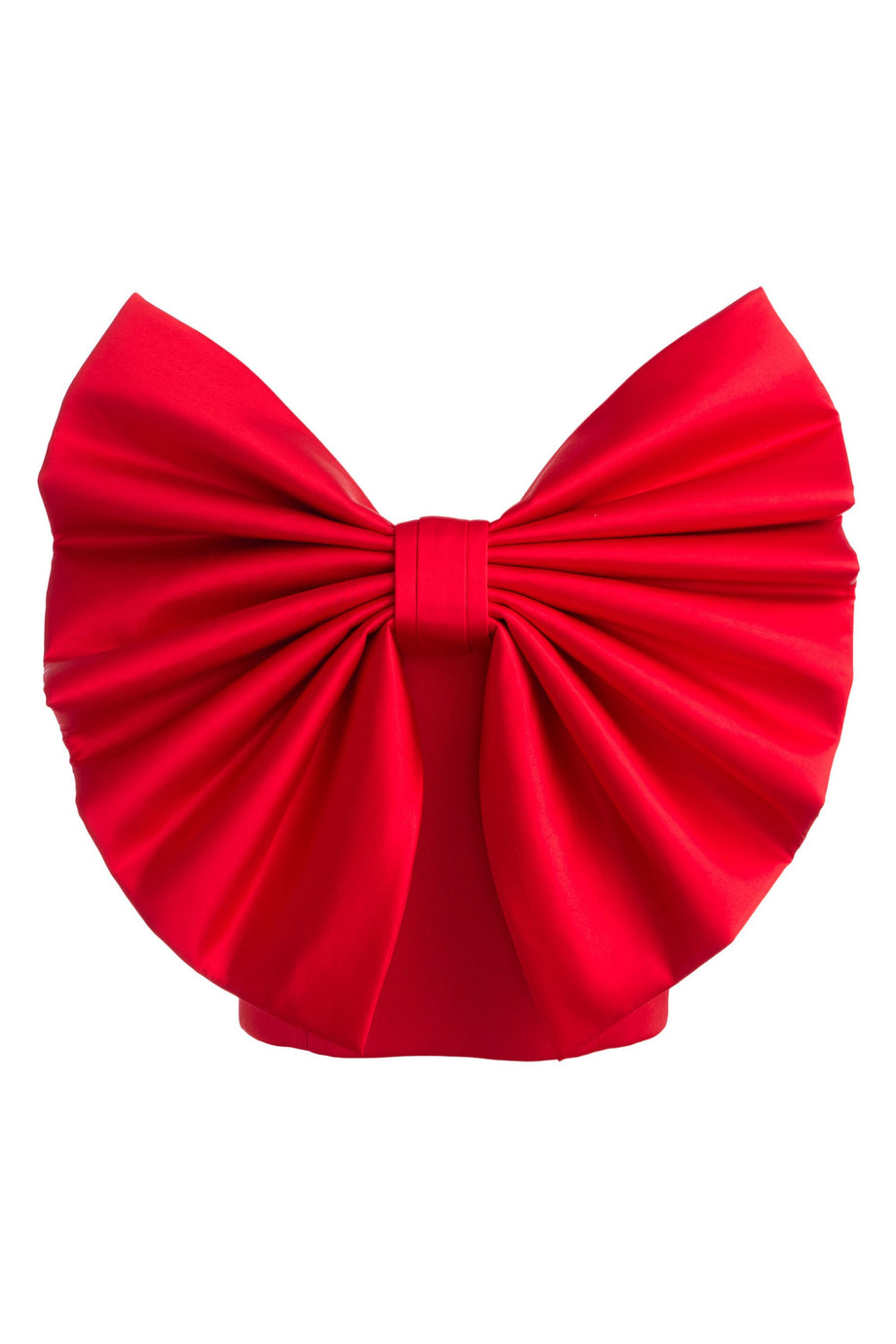 Sibella Fiyonklu Straplez Üst, Heykelsi Fiyonk Detaylı, Şık ve Kadınsı