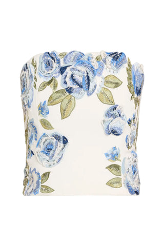 Cece Süslemeli Askısız Üst, Zarif Detaylar ve Işıltılı Şıklık