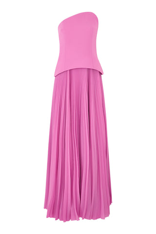 Britt Maxi Dress Askısız Maxi Elbise Pembe