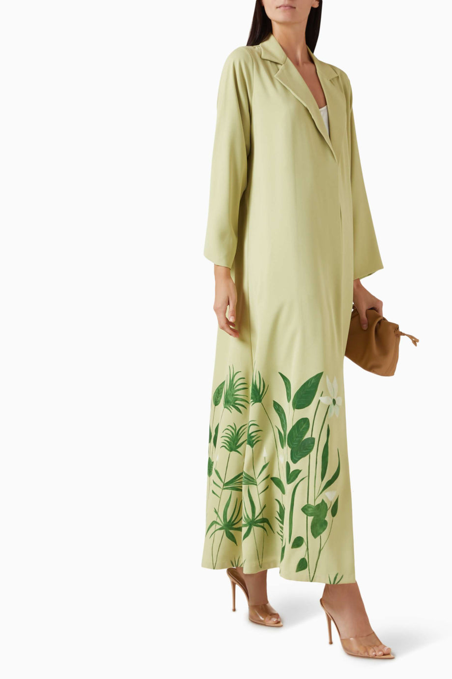 İkonik İşlemeli Georgette Abaya Şıklığı ile Konforun Buluştuğu Tasarım