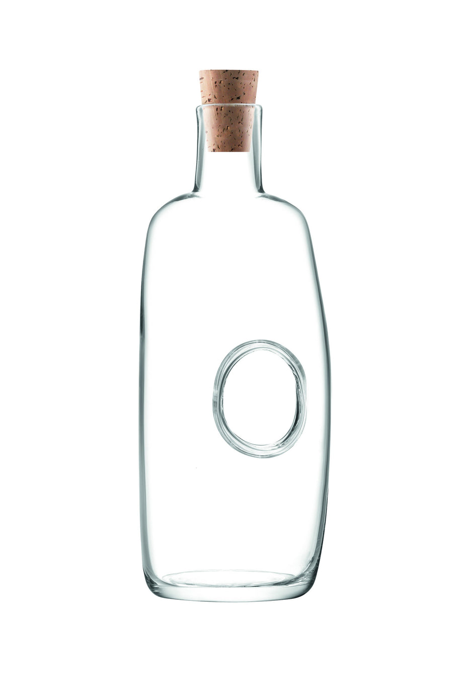 El Yapımı Cam Karaf Mantar Tıpalı 1 Litre