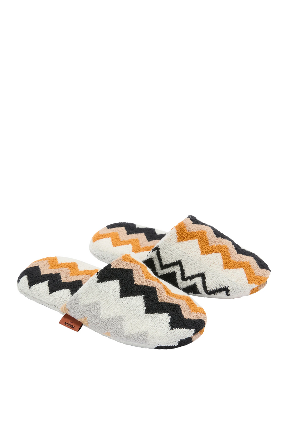 Lüks Pamuklu Banyo Terliği, Yumuşak Doku, İkonik Zigzag Desen, Unisex Konfor