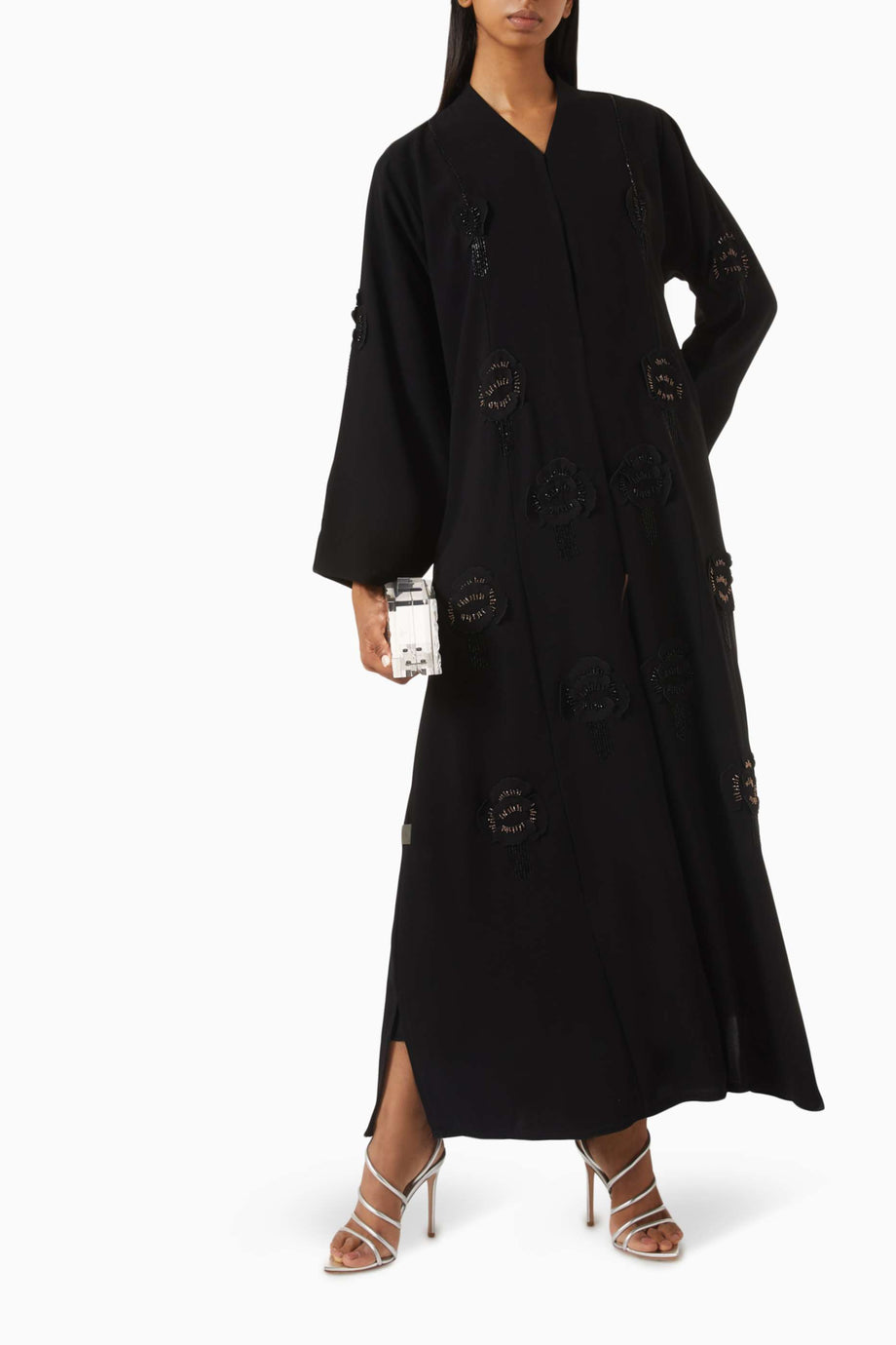 3D Çiçek Detaylı Abaya Rahat Tasarım ve Şık Tarz için İdeal Seçim