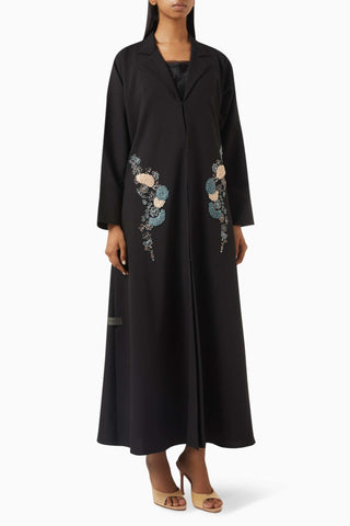 Şık ve Rahat İğne ve Boncuk İşlemeli Abaya ile Göz Alıcı Tarzınızı Yansıtın