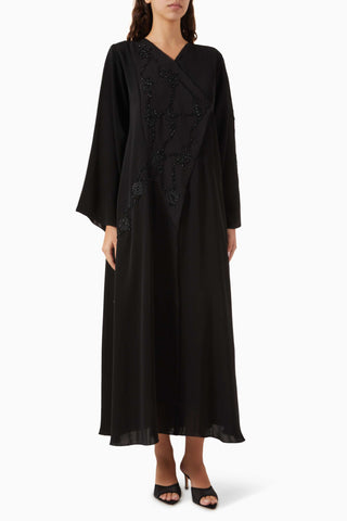İncilerle Süslenmiş Abaya ve Sheila ile Şıklığı Yakalayın, Rahat ve Şık Tasarım