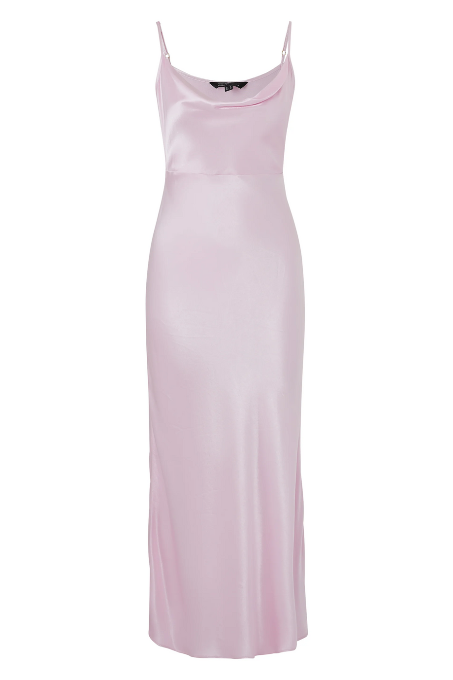 Trixie Desenli Midi Elbise, Slim Fit, Hafif Kumaşlı