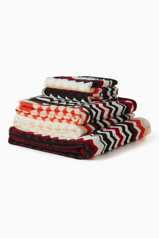 Best Havlular 5’li Set, Missoni'nin İkonik Zikzak Deseni, Yumuşak & Lüks