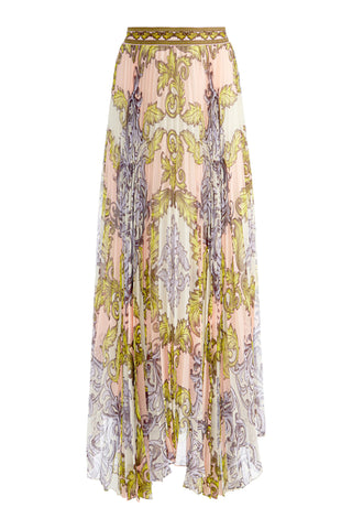 Katz Pileli Uzun Etek, Yüksek Bel, Zamansız ve Zarif Silüet