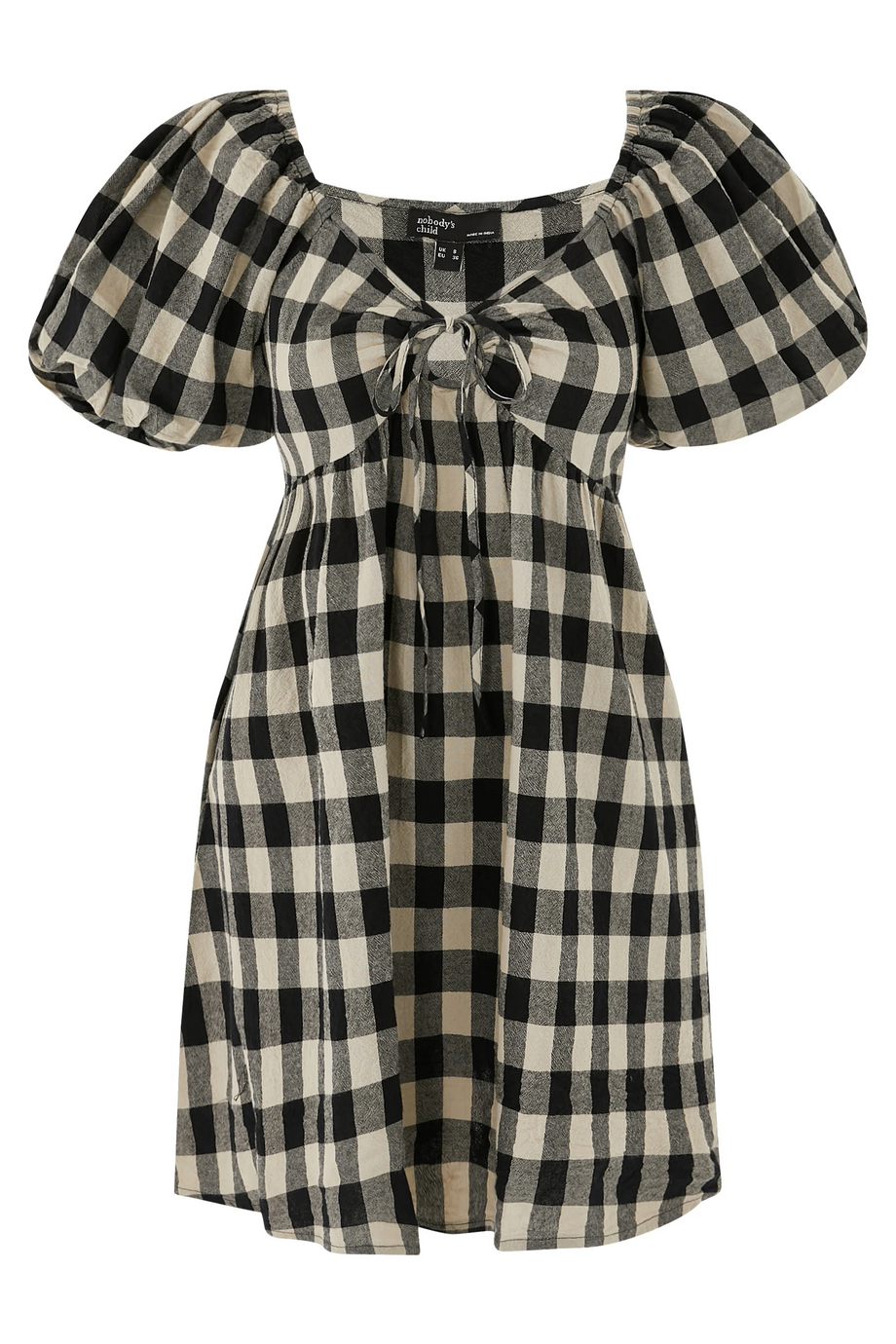 Joanna Gingham Mini Elbise Zamansız Şıklık ve Çekici Detaylar