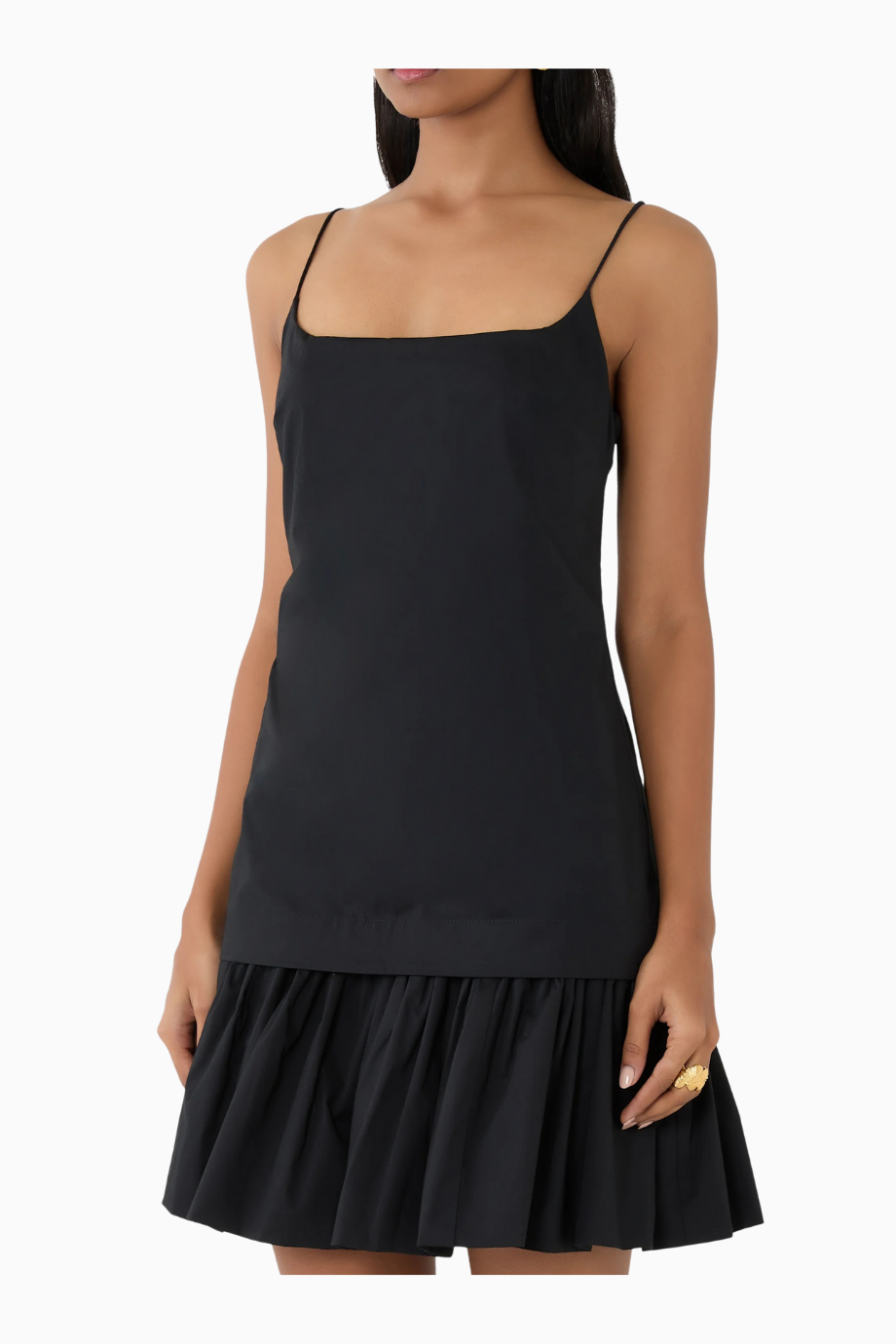 Ari Mini Elbise Kare Yaka ve Zarif Siluet ile Şıklığı Yansıtan Kadın Elbisesi