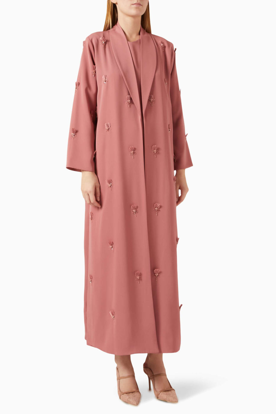 Şık Boncuk İşlemeli Abaya ile Rahat ve Zarif Stil Sağlayın