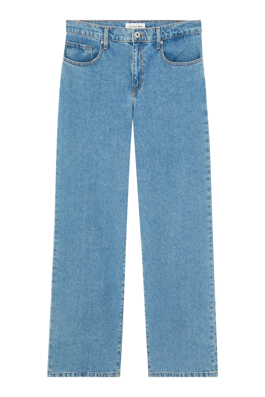 Denim Avril Mid Slouchy Wide Leg Kadın Kot Pantolon
