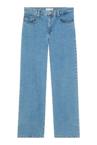 Denim Avril Mid Slouchy Wide Leg Kadın Kot Pantolon
