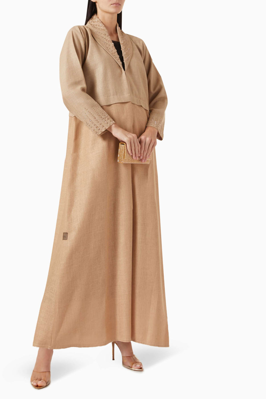 Şıklığı Yansıtan İncili Abaya Günlük Kullanım için İdeal, Rahat ve Nefes Alabilen Tasarım