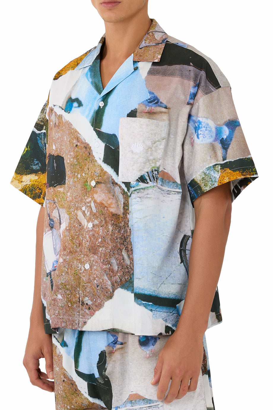 WIJK Shirt, Erkek Kısa Kollu Oversize Gömlek