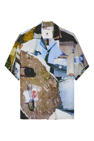 WIJK Shirt, Erkek Kısa Kollu Oversize Gömlek