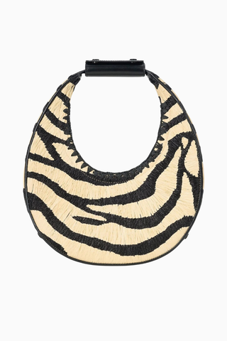 Moon Raffia Tote Canlı Renkler ve Lüks Raffia ile Günlük Şıklığı Yansıtan Çanta