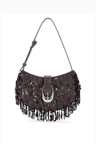 Alana Payetli Ayarlanabilir Askılı Lüks Omuz Çantası