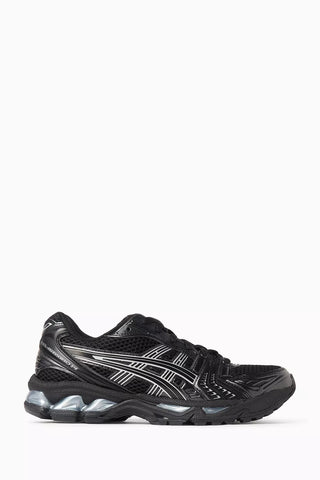 Gel-Kayano 14 Siyah Deri Sneaker GEL Tabanlı Retro Spor Ayakkabı Unisex