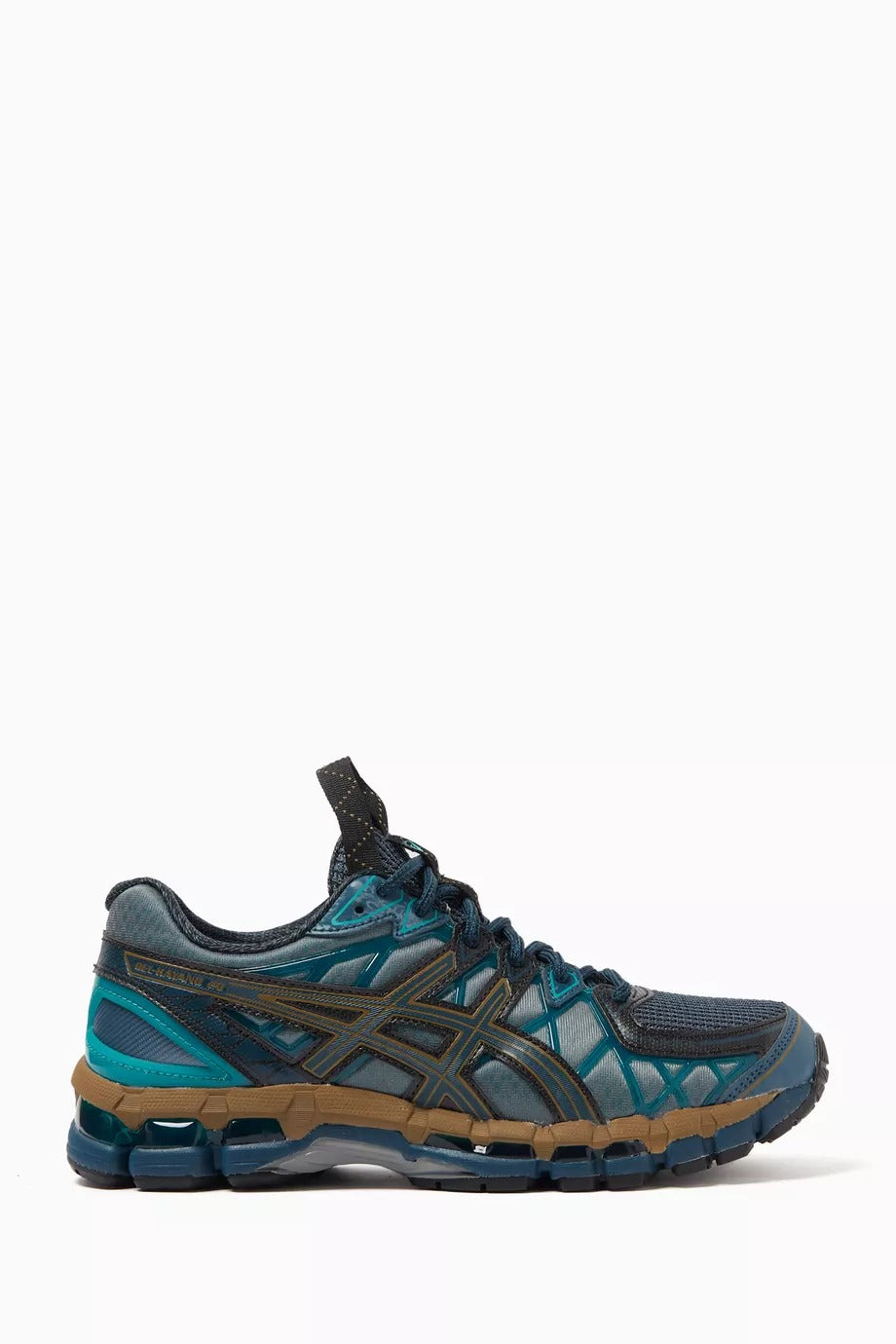 Kiko Kostadinov x Asics UB10-S Gel-Kayano 20 Mavi Sanatsal Sneaker, Çift GEL Destekli