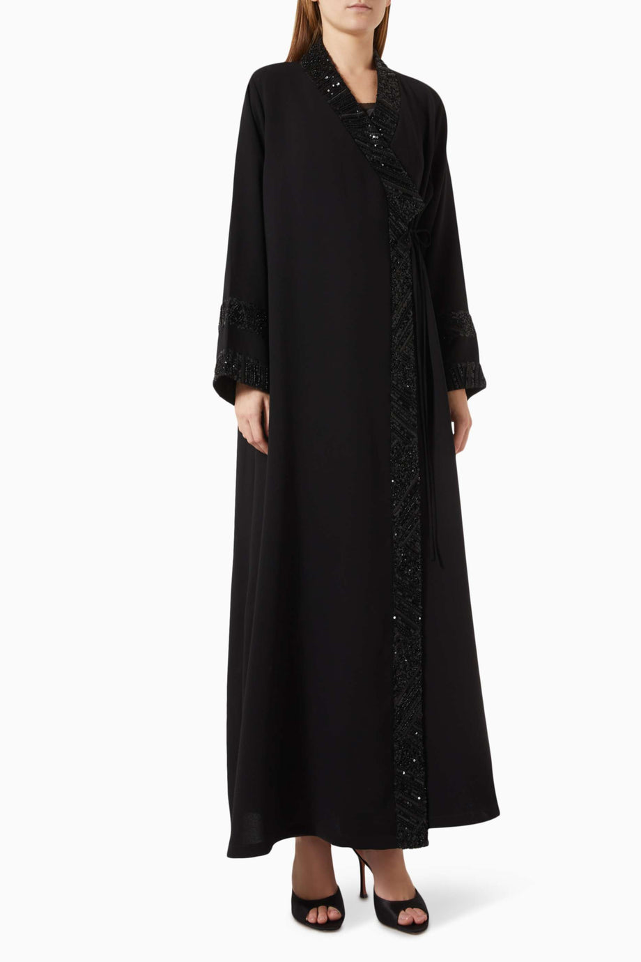 Şık Çin Yaka Abaya ile Modern Tasarımı Birleştirin Konforunuzu Artırın