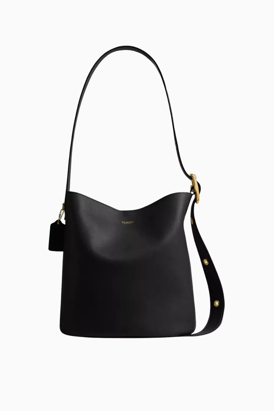 Bleecker Bucket Çanta Doğal Deri ve Altın Detaylı Lüks Tasarım