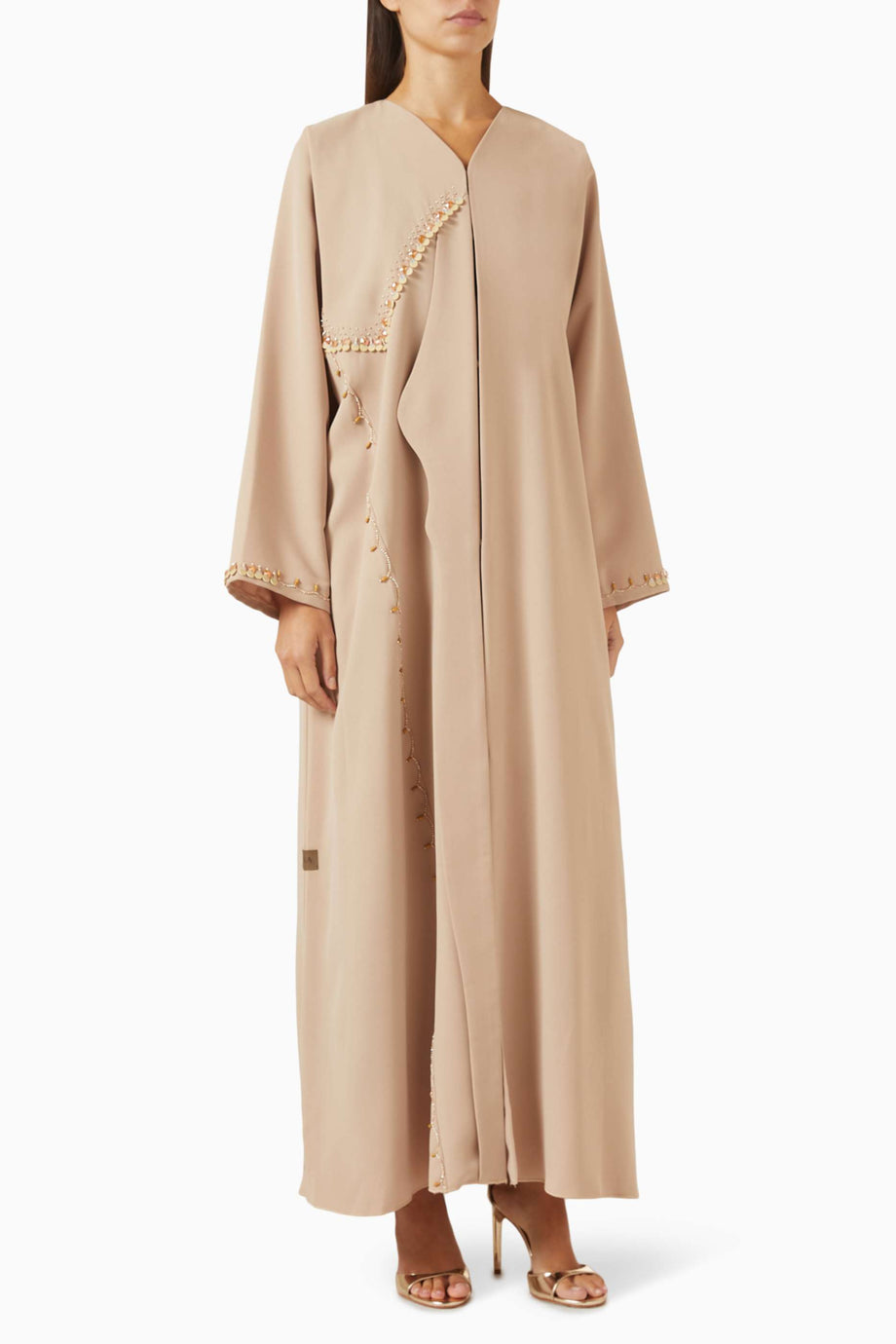 Işıltılı Payetli Abiye Elbise Şık Drapeli Tasarım ve Uyumlu Şeila ile