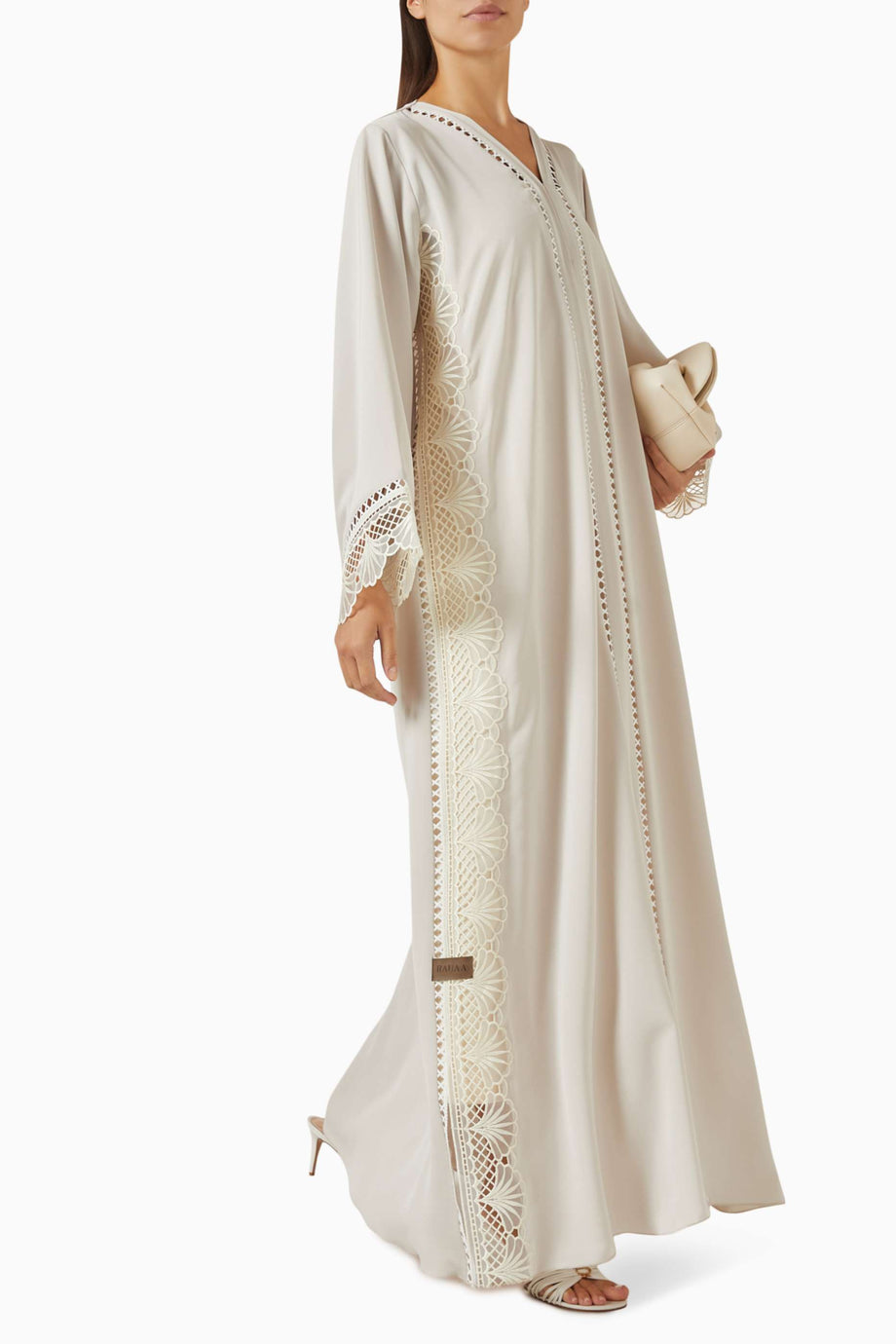 Dantel Detaylı Abaya Zarif Tasarım ile Günlük ve Resmi Şıklık için Ideal