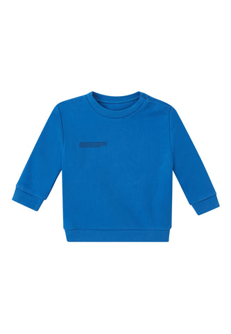 Çocuk Organik Pamuklu Sweatshirt - Koyu Mavi