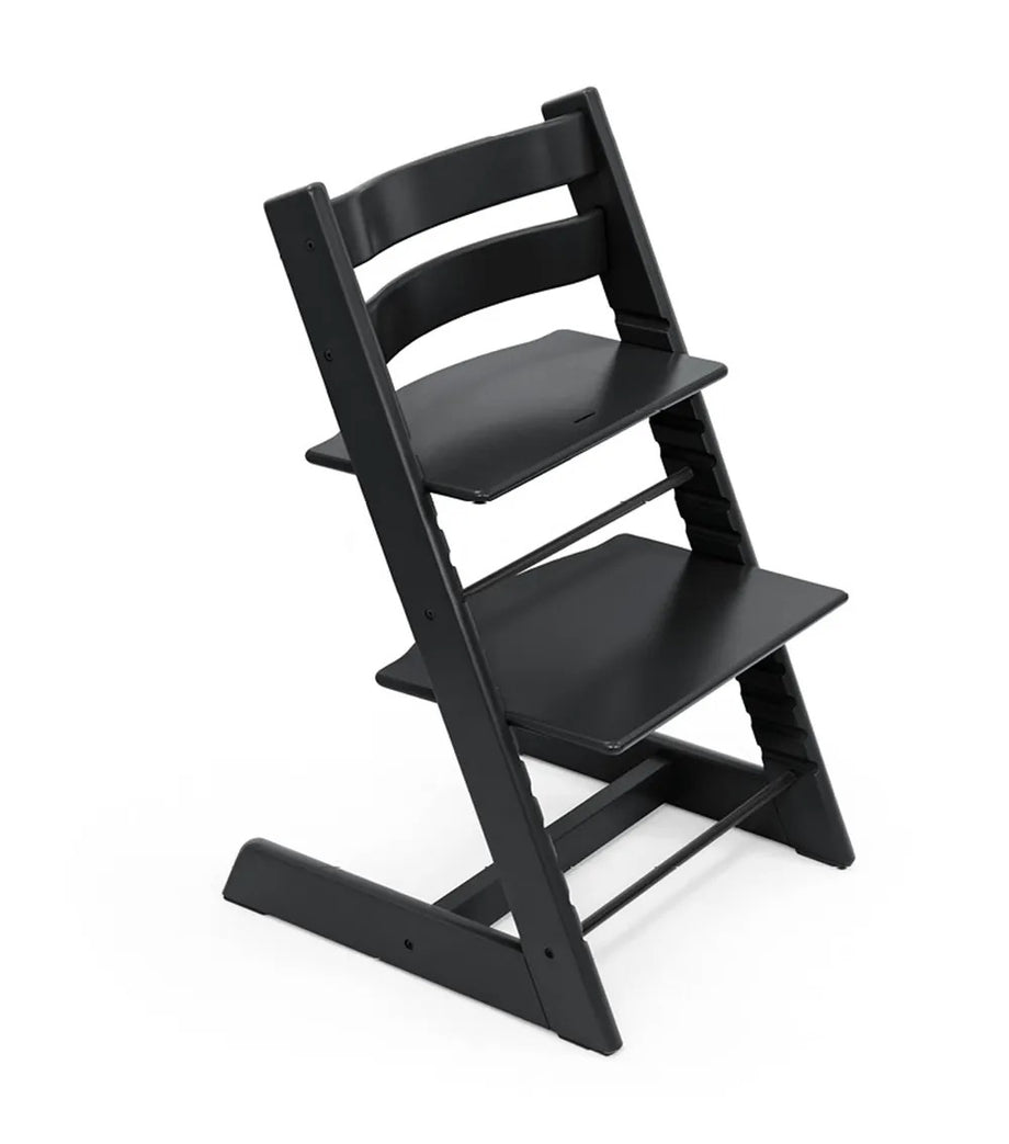 Tripp Trapp Chair Black Ayarlanabilir Ergonomik Ahşap Sandalye, Uzun Ömürlü Kullanım
