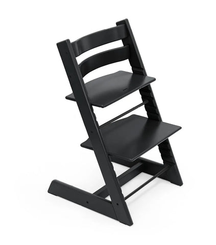 Tripp Trapp Chair Black Ayarlanabilir Ergonomik Ahşap Sandalye, Uzun Ömürlü Kullanım