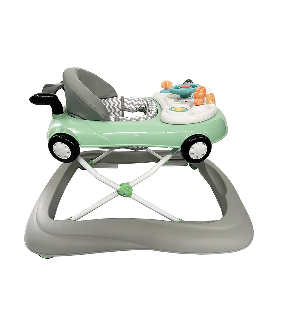 Auto Pingu Yürüteç Katlanabilir, Müzikli, 3 Kademeli Cool Green